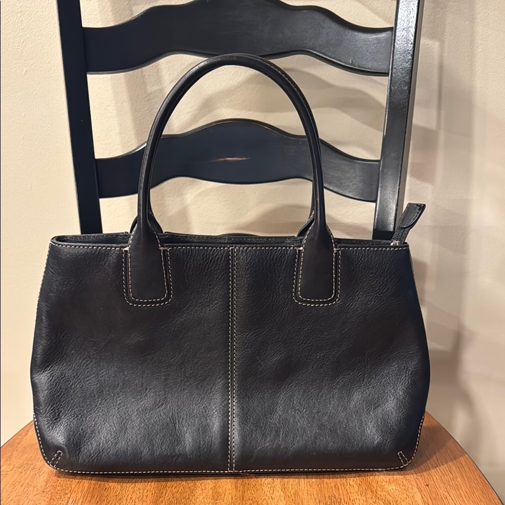 Authentic Cole Haan Black Leather Shoulder Bag